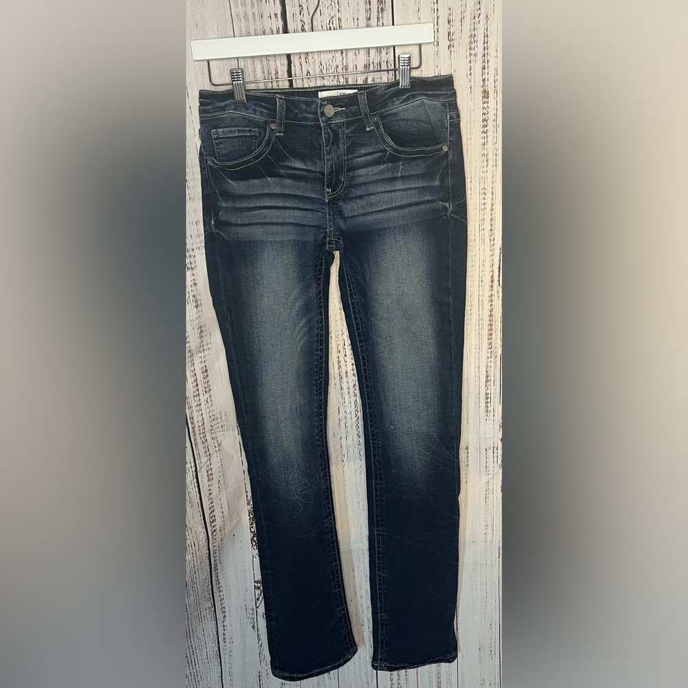 BKE Stella Slim Straight Jeans – Dark Wash | Size 30 x 33.5